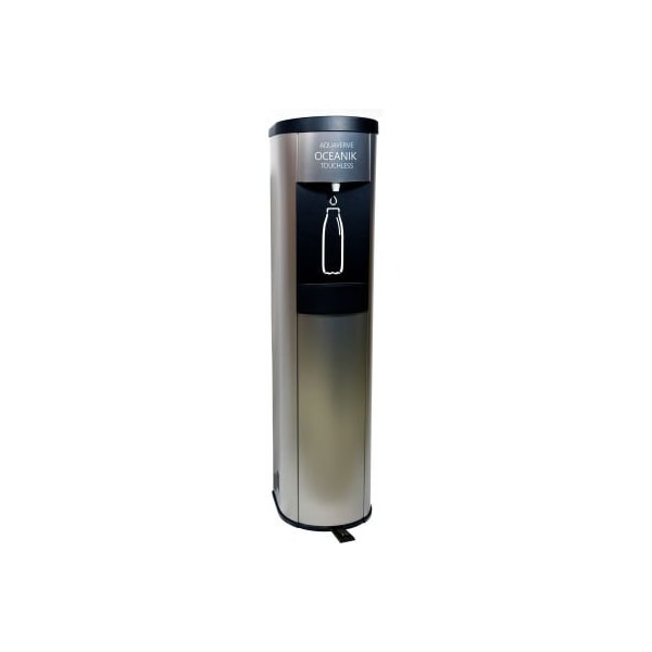 Elite Holdings Group Aquaverve Touchless Cold Water Cooler W/ Filtration, Stainless Steel W/ Black Trim XX164N-98 - main